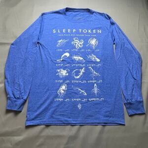 Sleep Token Shirt Blue Small Long Sleeve This Place Will Become Your Tomb